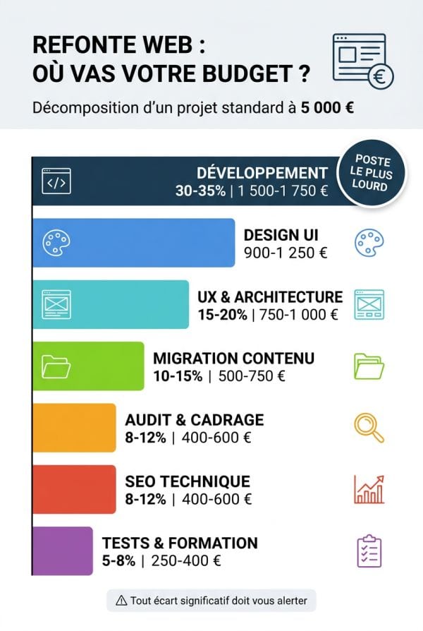 Décomposition transparente poste par poste