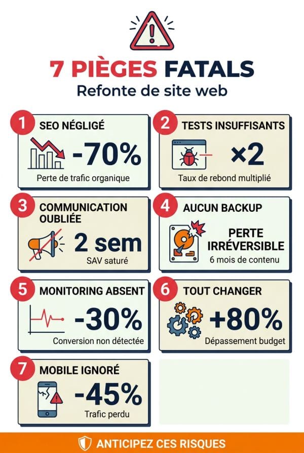 Les 7 pièges qui compromettent le succès du projet