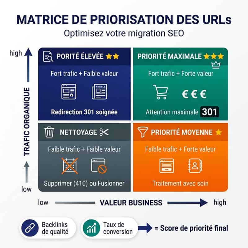 La matrice de priorisation des URLs stratégiques