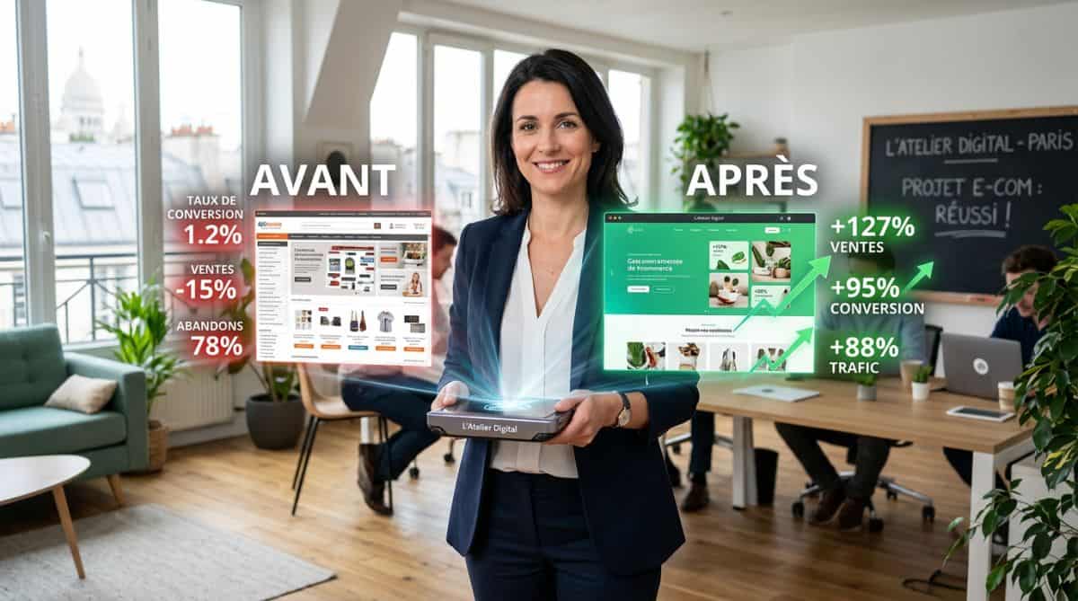 Refonte de boutique en ligne réussie